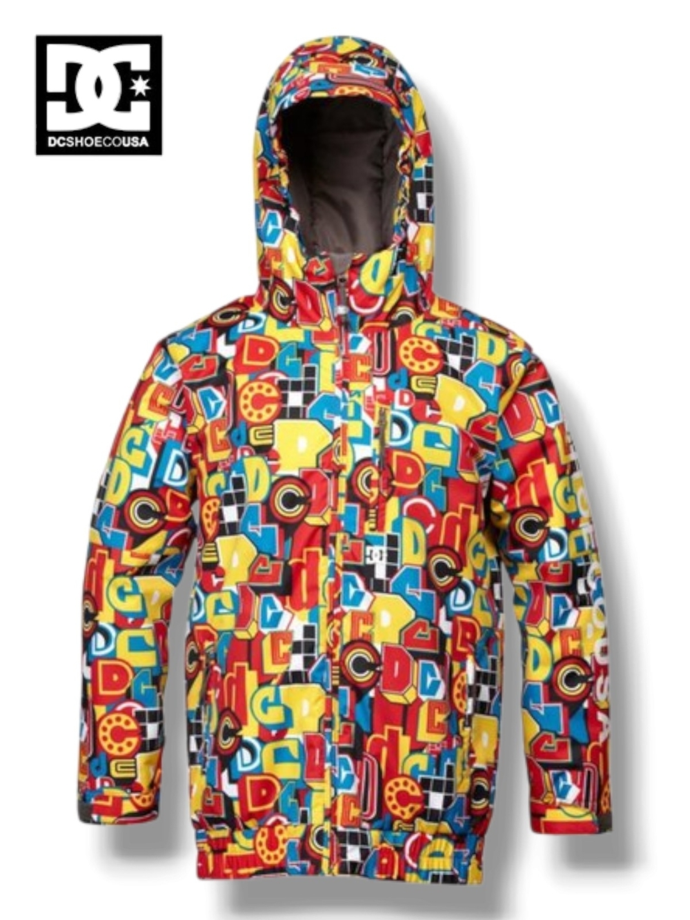 NWT DC Shoes Ripley K 14 Youth Snow Jacket 10K Waterproof Multi L